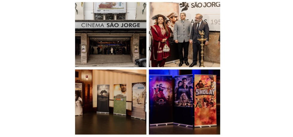 The launch of year-long Celebration of 50 years of diplomatic relations between India and Portugal, inagurated with a three day film festival by FM Paulo Rangel